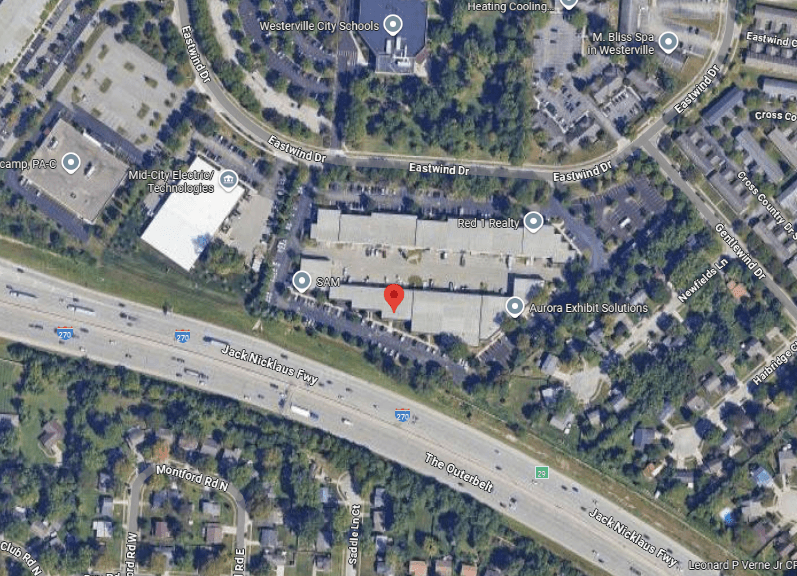 Map location for 929 Eastwind Drive, OH 43081